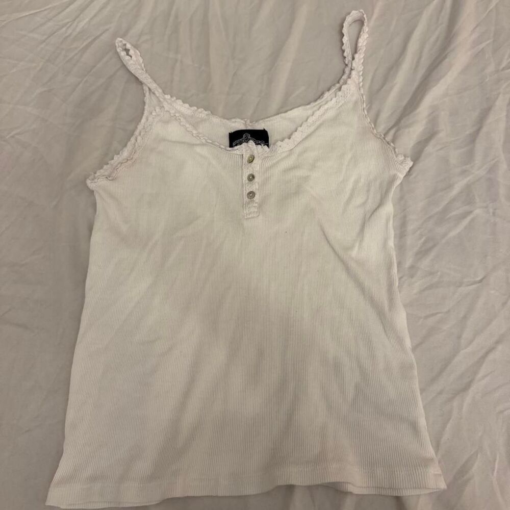 Angie Women's White Vest